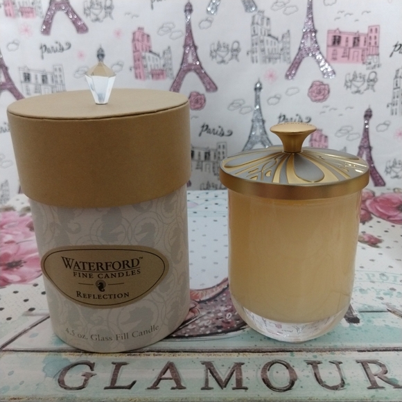 Waterford Fine Candle Reflection. RARE - Picture 2 of 8